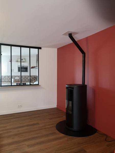 Verrière atelier noire pas cer en aluminium avec ou sans porte à Blanquefort