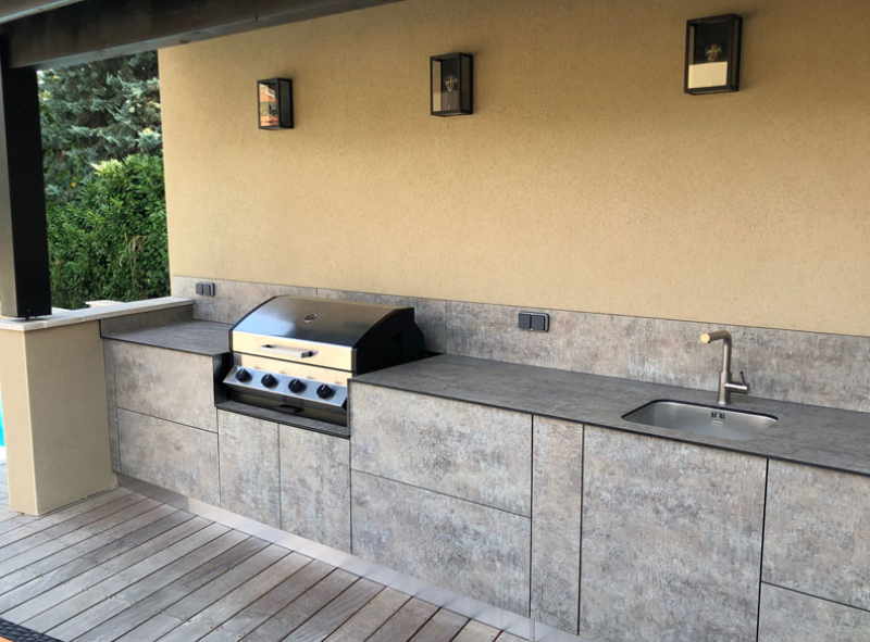 Cuisine d'extérieur sur mesure