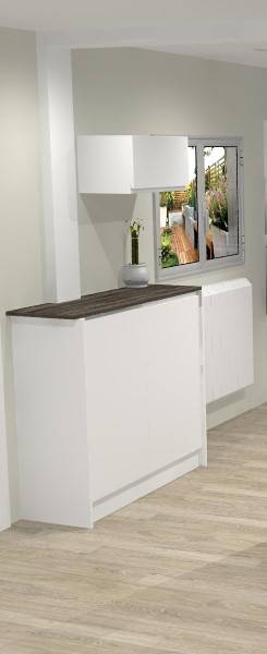 Projet 3D meuble penderie et chaussures à Cestas