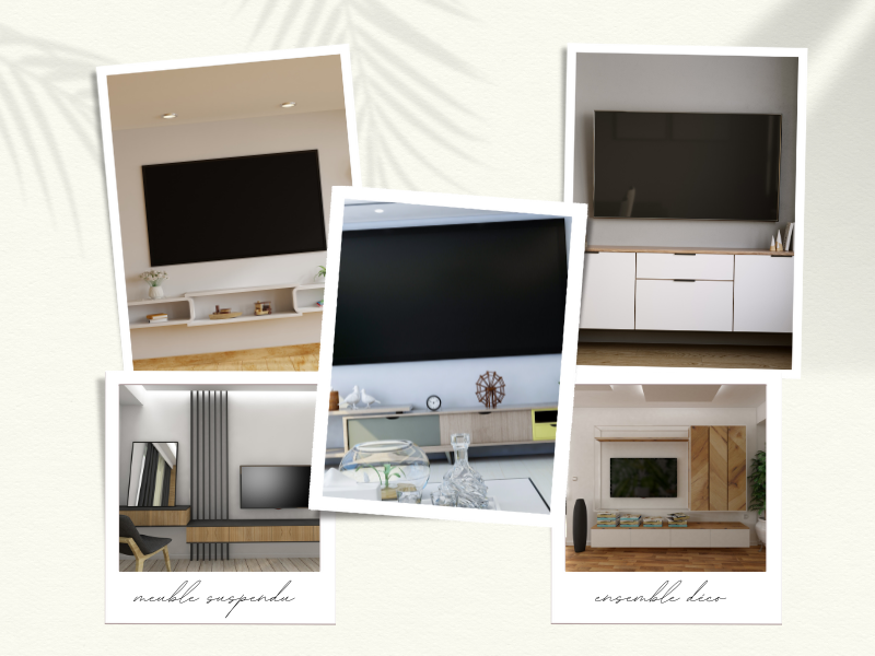 Meuble de télévision sur mesure près de Bordeaux en Gironde