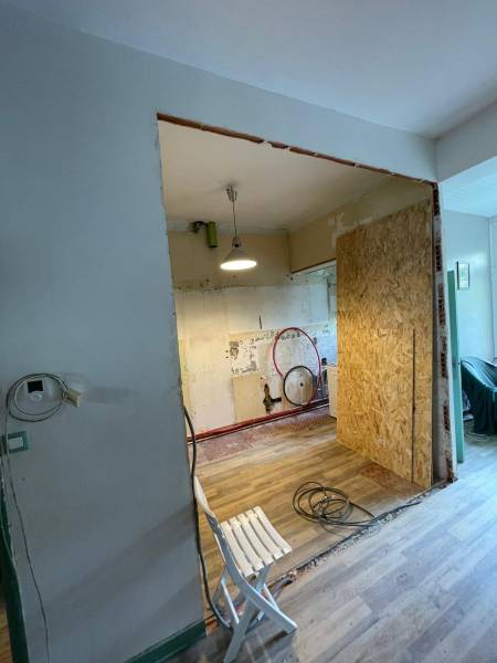 Travaux cuisine sur mesure avec ouverture sur le salon à Bordeaux