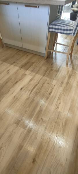 Parquet pour recouvrir un carrelage en liège à Saint Selve près de Bordeaux