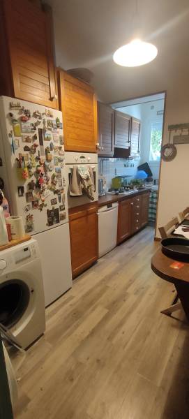 Avant après projet 3D cuisine à Bordeaux fait par cuisiniste sur-mesure